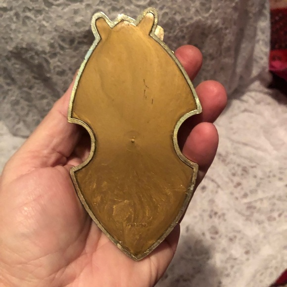 Vintage medieval knight in armour paper clip, 70s , heavy plastic- gently used - Picture 3 of 9